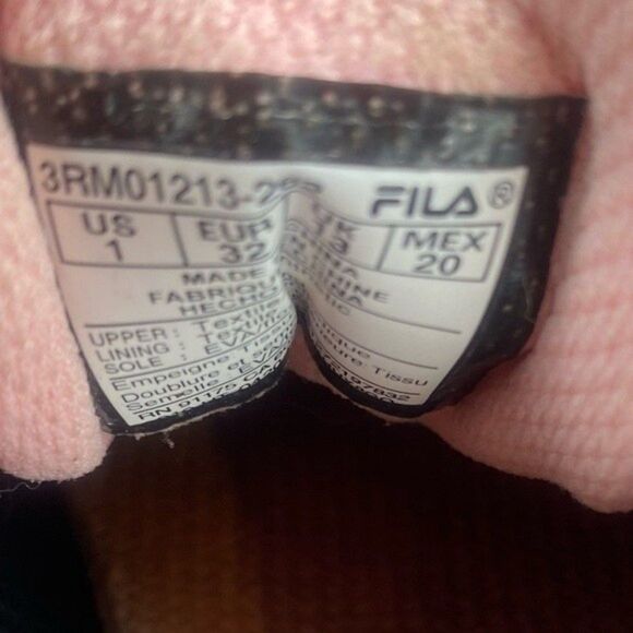 Fila Gray Pink Superstride Memory Foam Sneakers Girls 1 - Picture 11 of 11